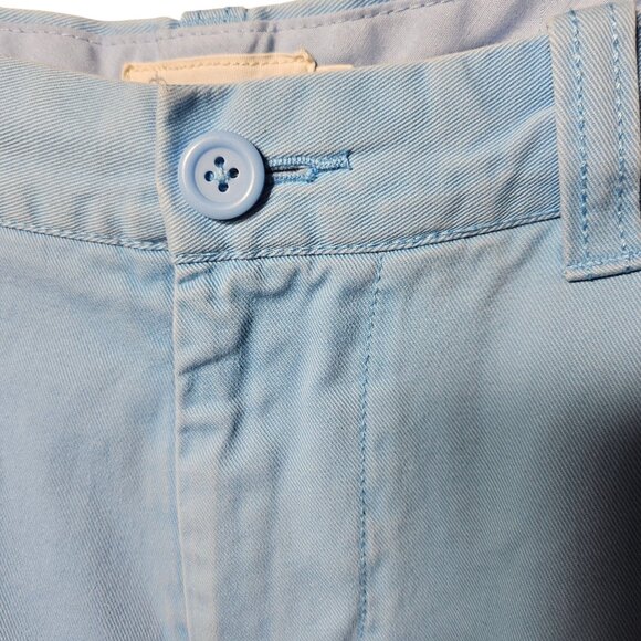 J. Crew Mens Light Blue Cotton Casual Chino Shorts Size 34 - Picture 2 of 6